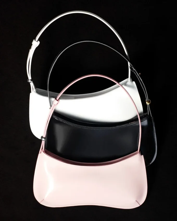 Bolso bandolera Bisou con abalorios