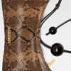 Bolso bandolera con cuentas Bisou Perle