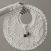 Bolso pequeño redondo Spiaggia Bolso pequeño circular de encaje Bolso pequeño redondo Spiaggia Bolso pequeño circular de encaje