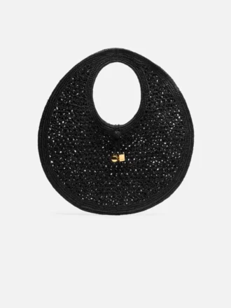 Bolso redondo Spiaggia Bolso circular de rafia