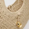 Bolso redondo Spiaggia Bolso circular de rafia Bolso redondo Spiaggia Bolso circular de rafia