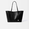 Bolso tote de piel suave Marino Bolso tote de piel suave Marino
