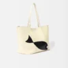 Bolso tote de piel suave Marino Bolso tote de piel suave Marino