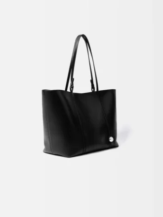 Bolso tote de piel suave Marino