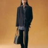 Bolso tote de piel suave Marino Bolso tote de piel suave Marino