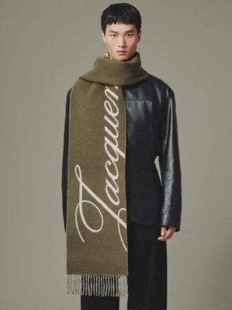 Bufanda Atelier Bufanda larga con logotipo Bufanda Atelier Bufanda larga con logotipo