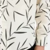 Camisa de manga larga Simon Camisa con estampado de follaje Camisa de manga larga Simon Camisa con estampado de follaje
