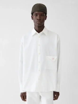 Camisa Nappe Camisa con bolsillo de solapa