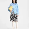 Camisa Simon Camisa de jacquard a rayas Camisa Simon Camisa de jacquard a rayas