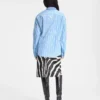 Camisa Simon Camisa de jacquard a rayas Camisa Simon Camisa de jacquard a rayas