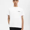 Camiseta con la dirección de Dubái Camiseta de manga corta con la dirección y el logotipo impresos Camiseta con la dirección de Dubái Camiseta de manga corta con la dirección y el logotipo impresos