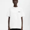 Camiseta con la dirección de Dubái Camiseta de manga corta con la dirección y el logotipo impresos Camiseta con la dirección de Dubái Camiseta de manga corta con la dirección y el logotipo impresos