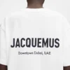 Camiseta con la dirección de Dubái Camiseta de manga corta con la dirección y el logotipo impresos Camiseta con la dirección de Dubái Camiseta de manga corta con la dirección y el logotipo impresos