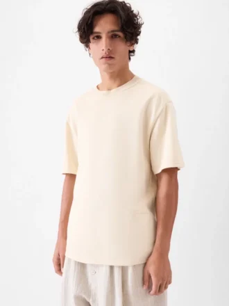 Camiseta de manga corta Fino Camiseta con logotipo de los años 50 Camiseta de manga corta Fino Camiseta con logotipo de los años 50