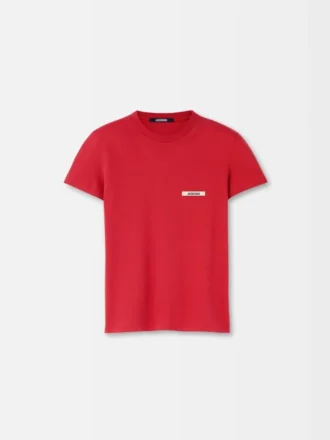 Camiseta de manga corta Gros Grain Camiseta con logotipo Grosgrain