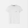 Camiseta de manga corta Gros Grain Camiseta con logotipo Grosgrain