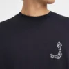 Camiseta de manga larga Merù Camiseta de manga larga con logotipo Fisherman bordado Camiseta de manga larga Merù Camiseta de manga larga con logotipo Fisherman bordado