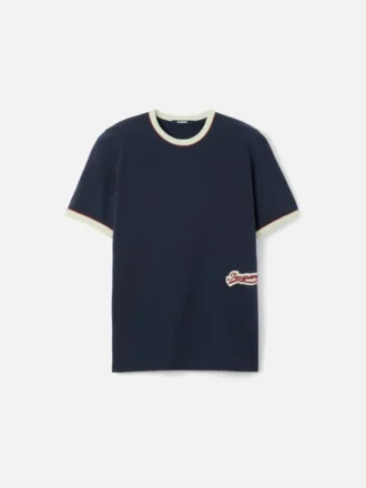 Camiseta Gio Camiseta de manga corta con parche bordado