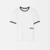 Camiseta Gio Camiseta de manga corta con parche bordado