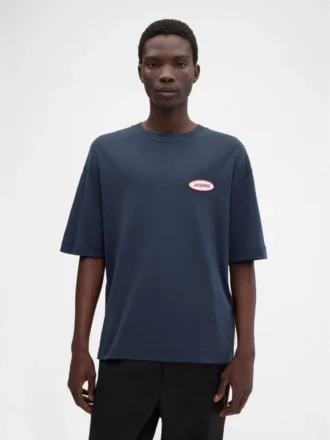 Camiseta Stazione Camiseta con parche con logotipo Camiseta Stazione Camiseta con parche con logotipo