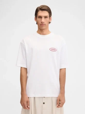 Camiseta Stazione Camiseta con parche con logotipo Camiseta Stazione Camiseta con parche con logotipo