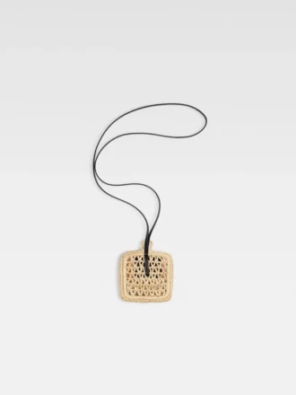Cartera Spiaggia Funda para AirPods de rafia