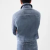 Chaqueta vaquera Canevas de-Nîmes Chaqueta vaquera con cremallera Chaqueta vaquera Canevas de-Nîmes Chaqueta vaquera con cremallera