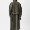 El abrigo Curvo para hombre Abrigo holgado El abrigo Curvo para hombre Abrigo holgado