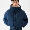 El abrigo de lana de denim de-Nîmes Abrigo de lana de denim El abrigo de lana de denim de-Nîmes Abrigo de lana de denim
