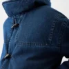 El abrigo de lana de denim de-Nîmes Abrigo de lana de denim El abrigo de lana de denim de-Nîmes Abrigo de lana de denim