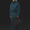 El abrigo de lana de denim de-Nîmes Abrigo de lana de denim El abrigo de lana de denim de-Nîmes Abrigo de lana de denim