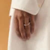 El anillo Tourni Anillo retorcido
