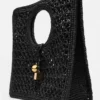 El bolso cuadrado pequeño Spiaggia Bolso cuadrado pequeño de rafia El bolso cuadrado pequeño Spiaggia Bolso cuadrado pequeño de rafia
