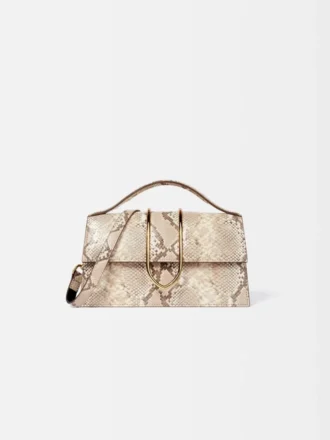 El bolso grande con solapa metálica Bambino Cross-body