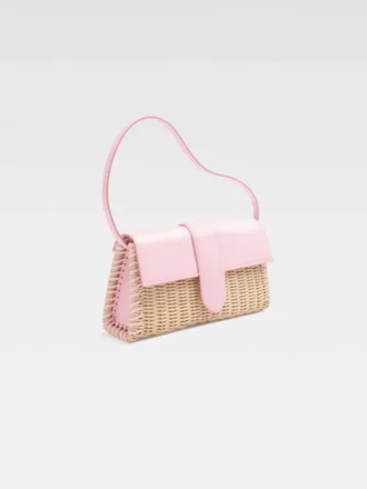 El bolso largo con solapa Bambino Wicker