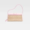 El bolso largo con solapa Bambino Wicker El bolso largo con solapa Bambino Wicker