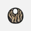 El bolso redondo pequeño Spiaggia Bolso pequeño circular de rafia