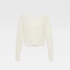 El cárdigan de Jacquemus Cárdigan con logotipo Fluffy Charm El cárdigan de Jacquemus Cárdigan con logotipo Fluffy Charm