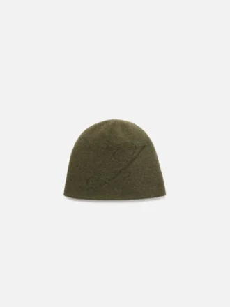 El gorro J Gorro de punto acanalado