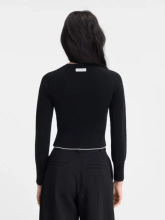 El jersey de punto acanalado Soglia El jersey de punto acanalado Soglia