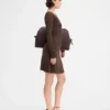 El minivestido Pralù Minivestido de manga larga con volantes El minivestido Pralù Minivestido de manga larga con volantes