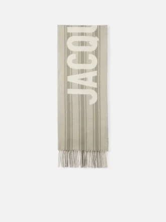 El pañuelo de Jacquemus Pañuelo con logotipo Fringe El pañuelo de Jacquemus Pañuelo con logotipo Fringe