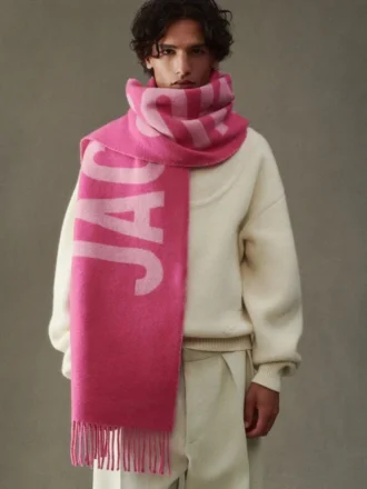 El pañuelo de Jacquemus Pañuelo con logotipo Fringe