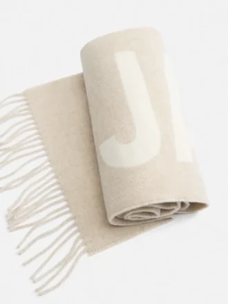 El pañuelo de Jacquemus Pañuelo con logotipo Fringe