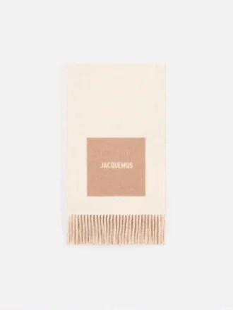 El pañuelo Rond Carré Pañuelo con logotipo jacquard