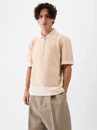 El polo Gio Polo de punto con cremallera