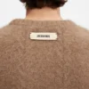 El suéter Nuvola Suéter de cuello redondo de mohair El suéter Nuvola Suéter de cuello redondo de mohair