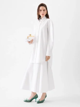 El vestido camisero Ovalo Vestido camisero oversize