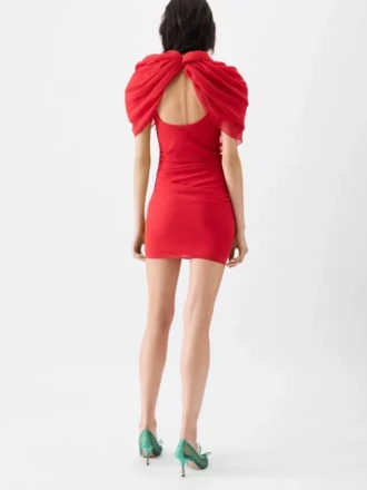 El vestido Castagna Vestido mini drapeado