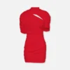 El vestido Castagna Vestido mini drapeado El vestido Castagna Vestido mini drapeado